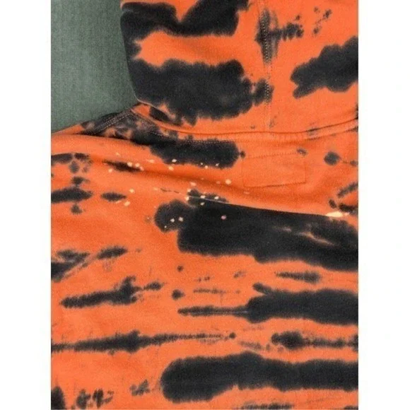 Welcome Skateboards Red Black Tie Dye Hoodie Men S 90s Skater Streetwear Style - Picture 3 of 9